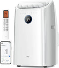 DREO 12000 BTU Portable Air Conditioner, 3-in-1 Cool/Fan/Dry Quiet AC Unit for Bedroom/Office, Smart App/Voice/Remote Control